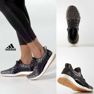 Adidas Black & White Pureboost X ATR Running Sneakers 7.5